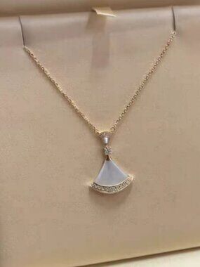 Bvlgari Fan Pendant Necklace